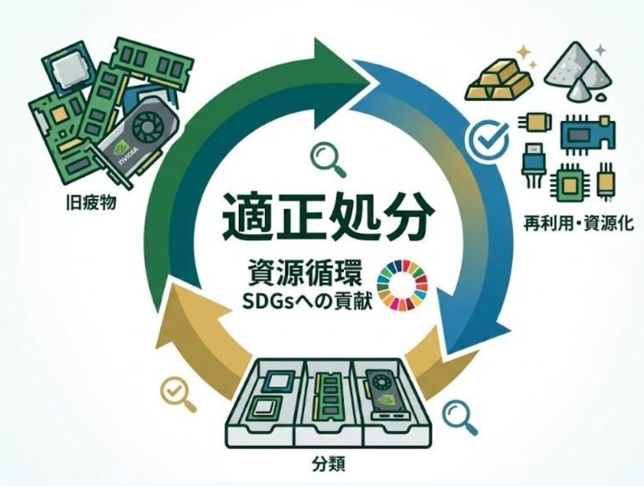 再利用が難しい機器の適正処分
